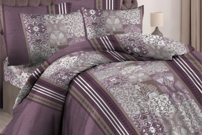 КПБ 1,5 сп бязь 120гр/м2 Текстильная коллекция (Орлеан-2)